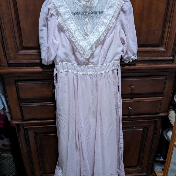 Vintage Gunne Sax gown Romantic Renaissance Bridal Collection size 9 - Picture 9 of 9
